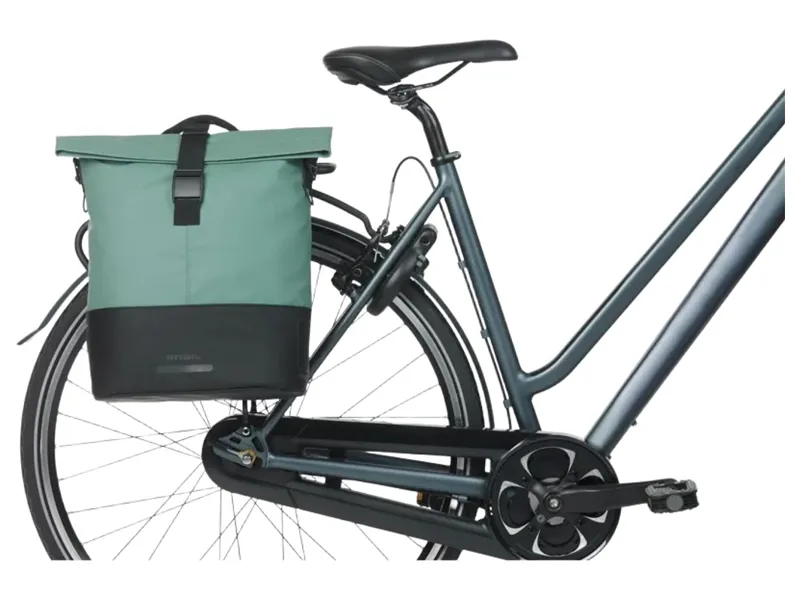 Basil Cove Shopper Bag MIK Hooks 14-16L in Silvergreen/Black-5