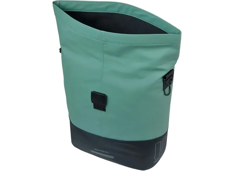 Basil Cove Shopper Bag MIK Hooks 14-16L in Silvergreen/Black-2