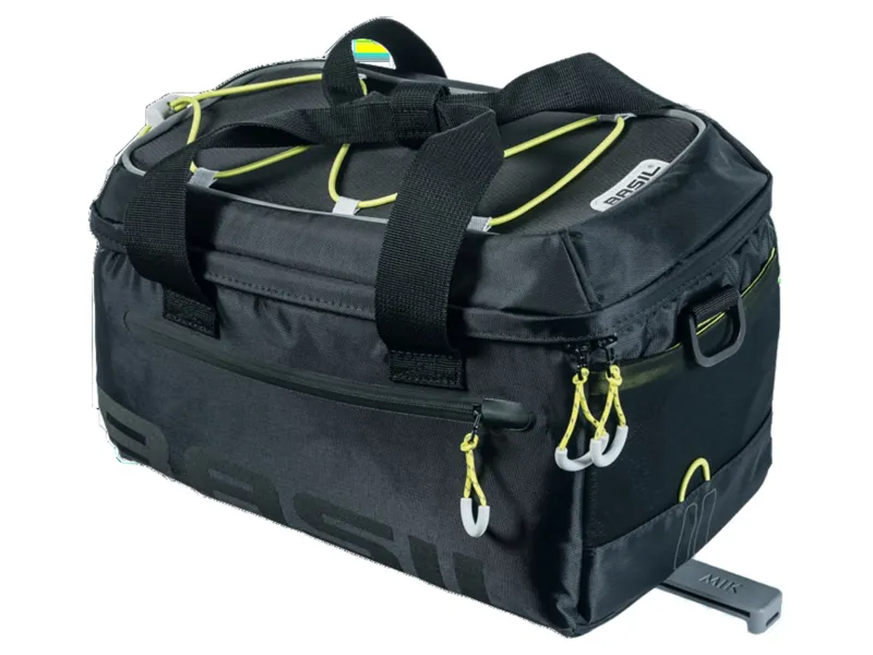 Basil Miles Trunk Bag MIK 7L in Black Lime-1