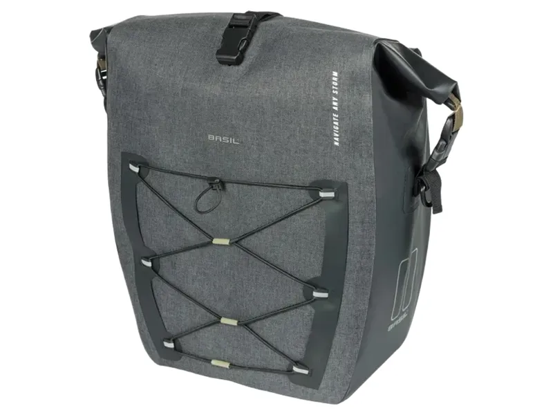 Basil Navigator Storm L MIK Hooks 25-31L Bicycle Bag in Black