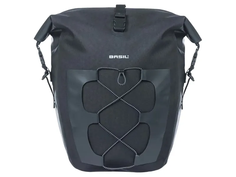 Basil Navigator Waterproof L MIK Hooks Single Bicycle Bag 25-31L in Black-1