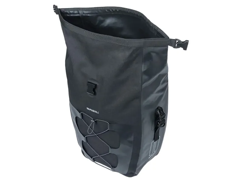 Basil Navigator Waterproof L MIK Hooks Single Bicycle Bag 25-31L in Black-2