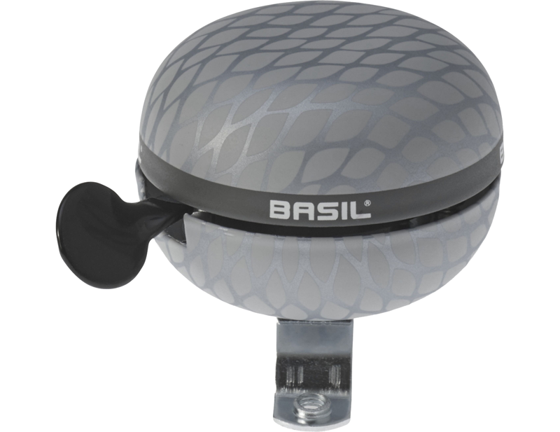 Balfes Bikes Basil Noir Bicycle Bell 60mm in Silver Metallic | Free postage over £30, £10 off first order, price match & 0% finance.
