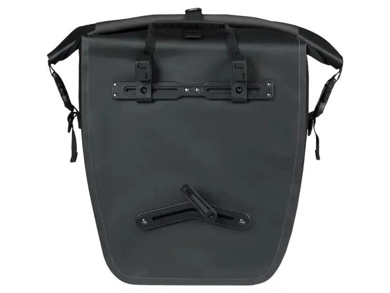 Basil Rivo L Single Bike Bag Tarpaulin MIK Hooks 25-31L in Black-3