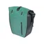 Basil Rivo L Single Bike Bag Tarpaulin MIK Hooks 25-31L in SilverGreen/Black