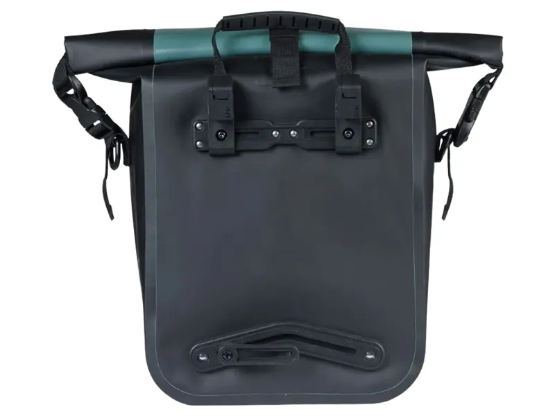 Basil Rivo M Single Bag Tarpaulin MIK Hooks 12-15L in SilverGreen/Black-3
