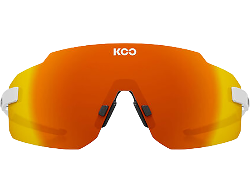 Koo Supernova Sunglasses in White/Red Mirror-1