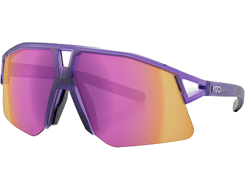 Koo Hype Sunglasses in Violet Glass Matt/Pink Mirror