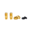 BBB BTI-165 CoreCaps Valve Caps 2pcs in Gold