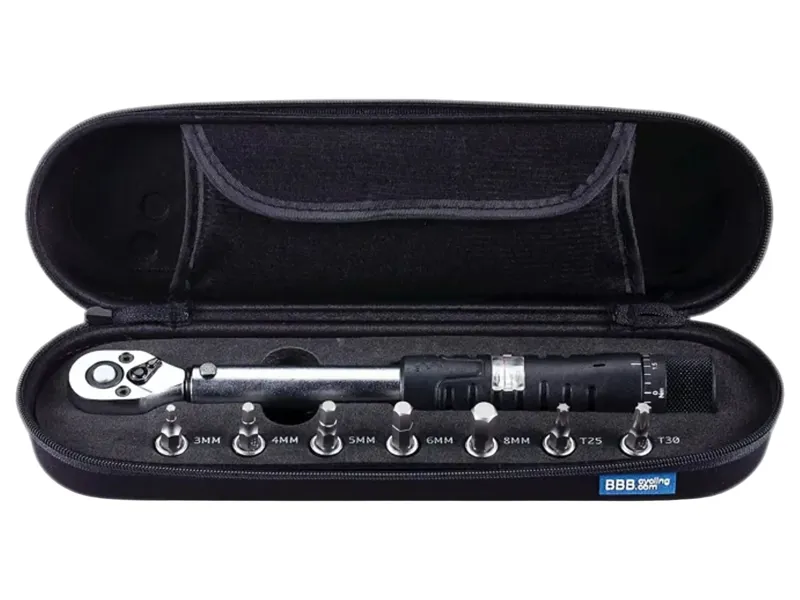 BBB TorqueFix Torque Wrench Kit in Silver