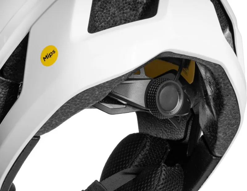 Cube Descender Full Face MIPS Helmet in X Actionteam White-4