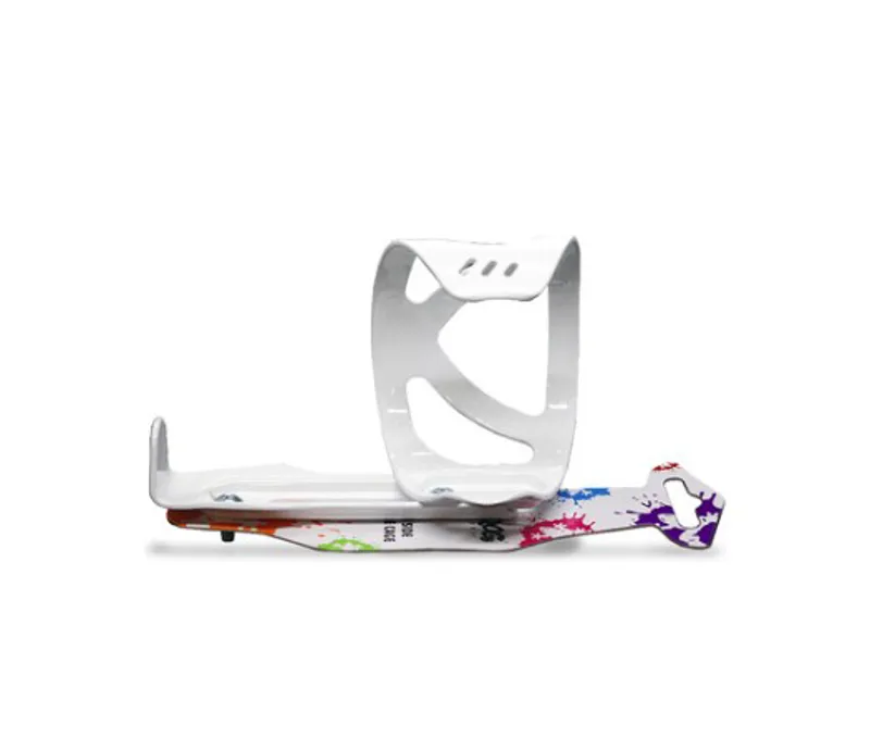 Frog Side Entry Bottle Cage in White-2