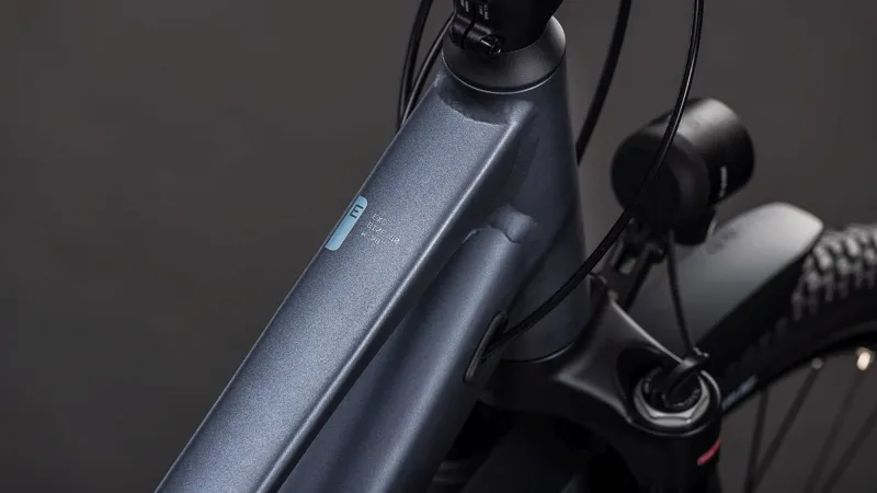 Cube Kathmandu Exc Trapeze Hybrid Bike 2026 in Metallicgrey/Chrome-1