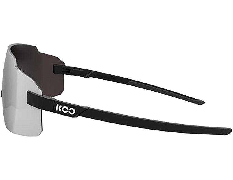 Koo Supernova Sunglasses in Black Matt/Super Silver Mirror-2