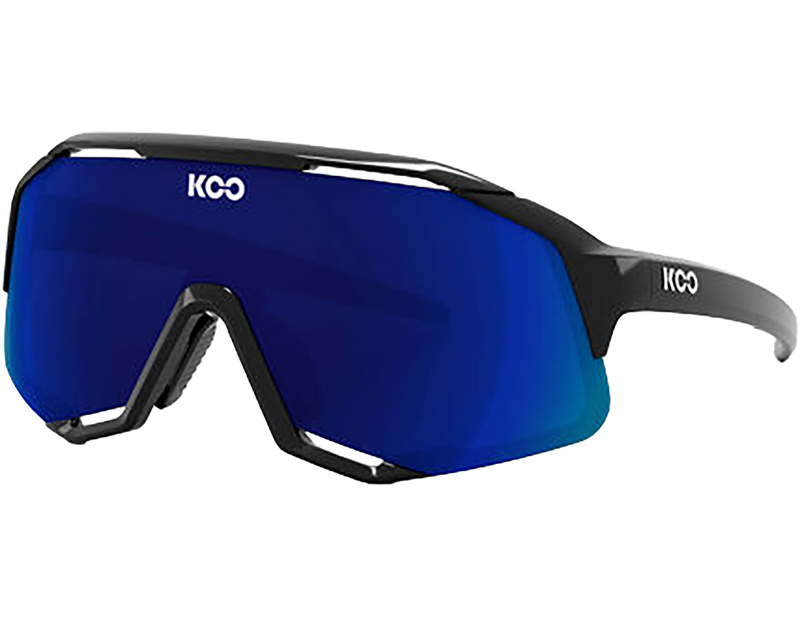 Balfes Bikes Koo Demos Sunglasses in Black Blue/Blue Sky Mirror | Free postage over £30, £10 off first order, price match & 0% finance.