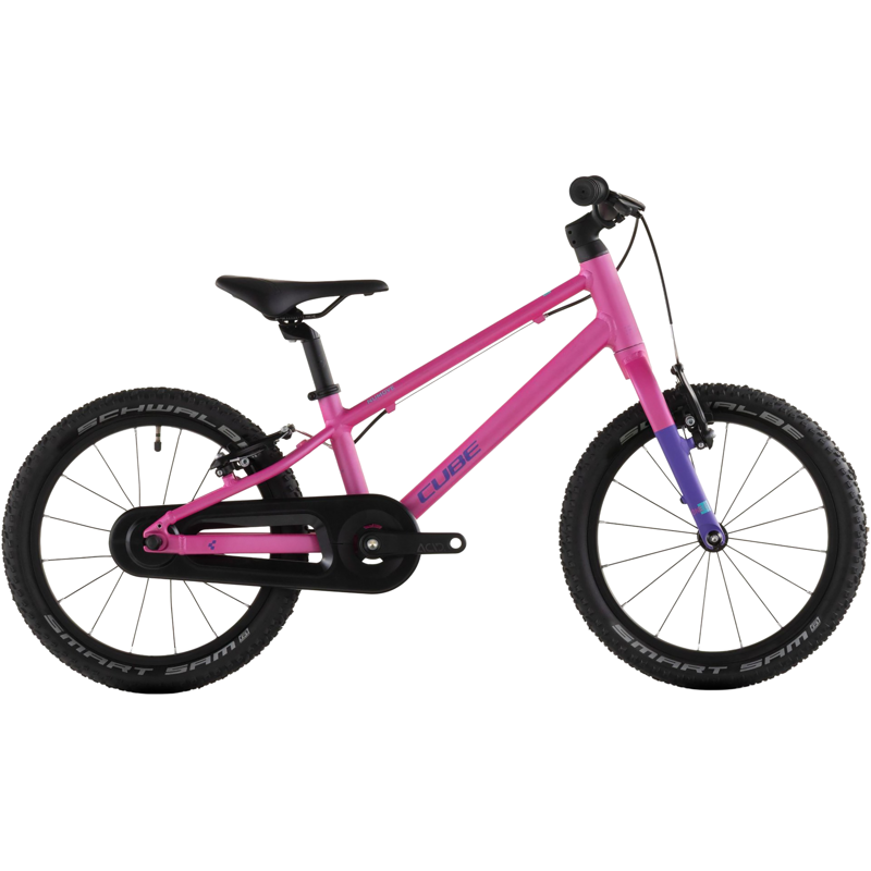 Balfes Bikes Cube Numove 160 16 Inch Wheel Kids Bike 2026 in Fucsia/Plum | Free postage over £30, £10 off first order, price match & 0% finance.