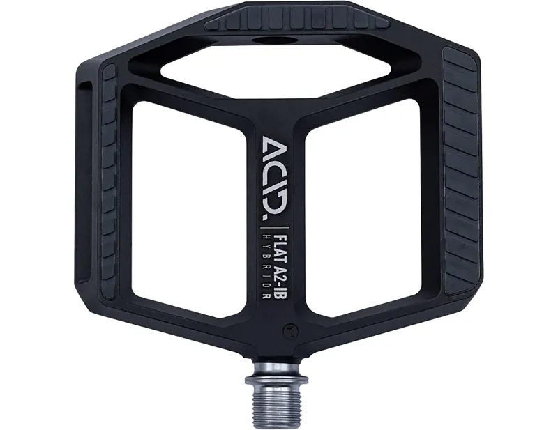ACID A2-IB HYBRID R FLAT PEDALS in Black