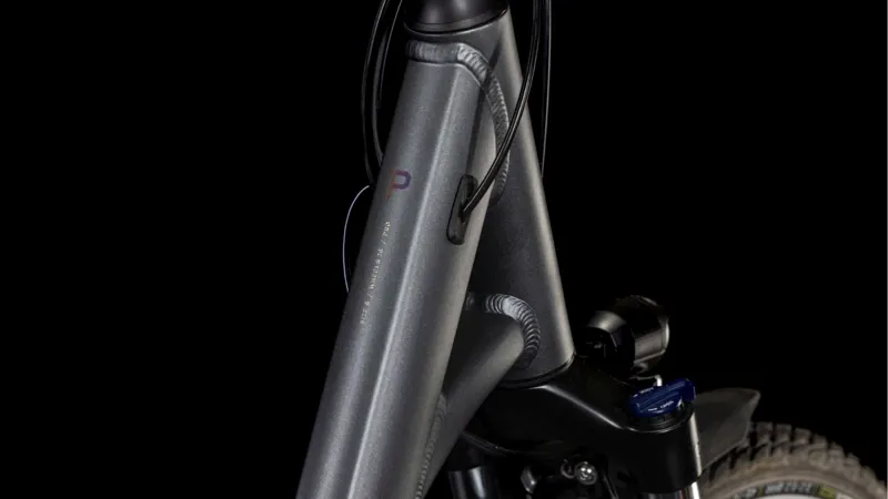 Cube Touring Pro Easy Entry Hybrid Bike 2025 in Slab Grey/Metal-1