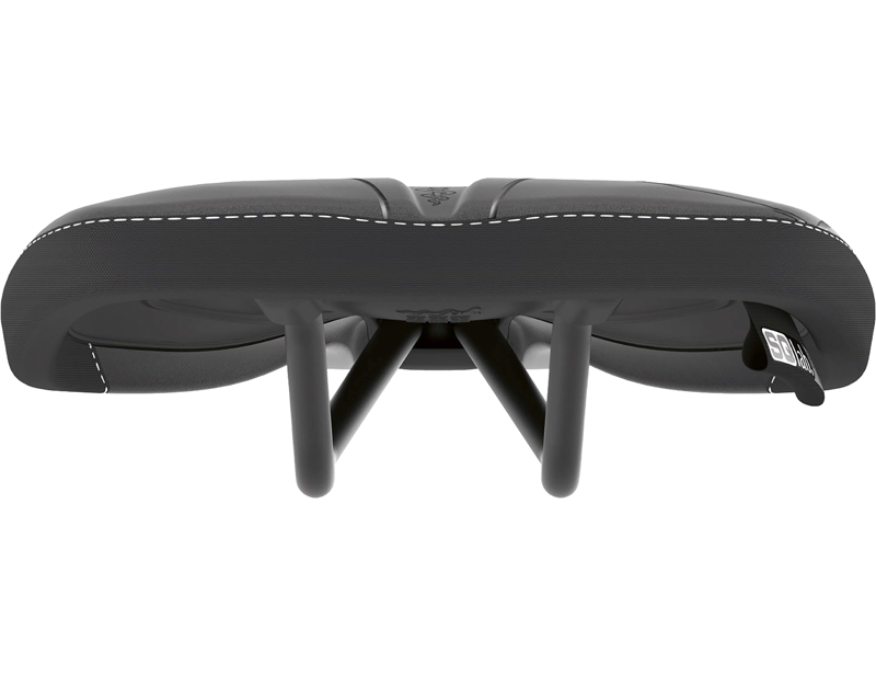 SQlab 611 Ergowave S-Tube Saddle in Black-6