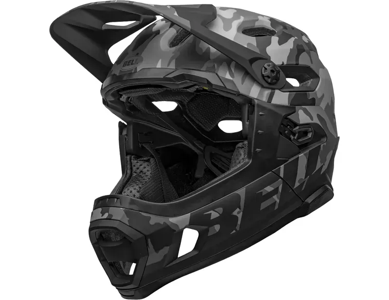 Bell Super DH Spherical Helmet in Black Camouflage-2