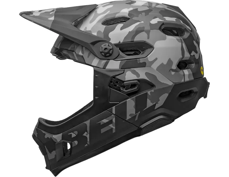 Bell Super DH Spherical Helmet in Black Camouflage-3