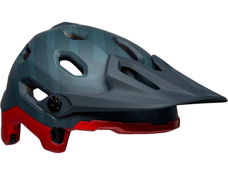 Bell Super DH Spherical Helmet in Blue/Red-1