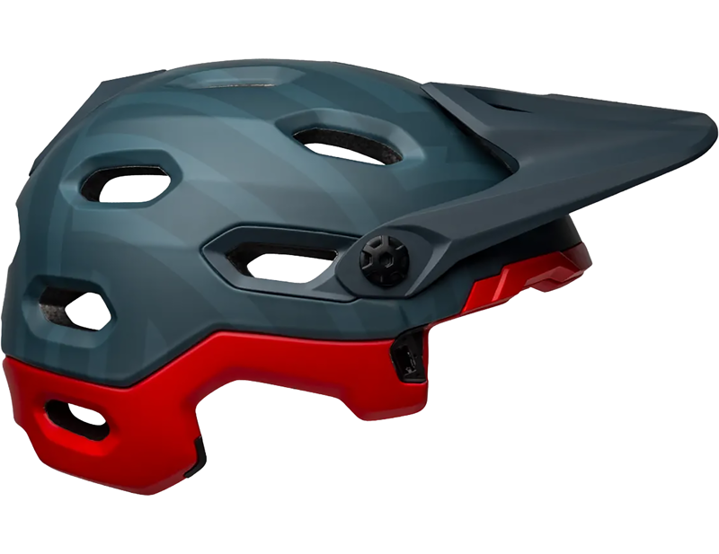 Bell Super DH Spherical Helmet in Blue/Red-3