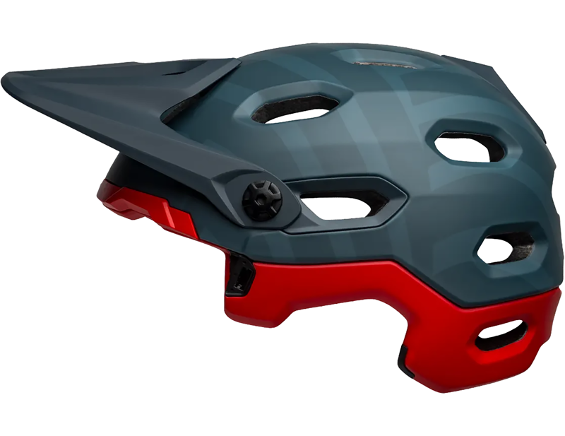 Bell Super DH Spherical Helmet in Blue/Red-5