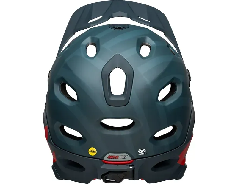 Bell Super DH Spherical Helmet in Blue/Red-6