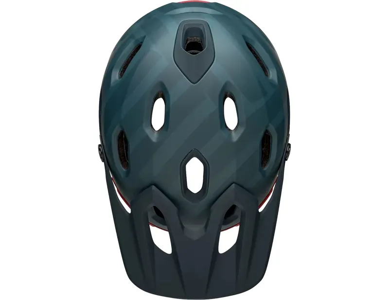 Bell Super DH Spherical Helmet in Blue/Red-7