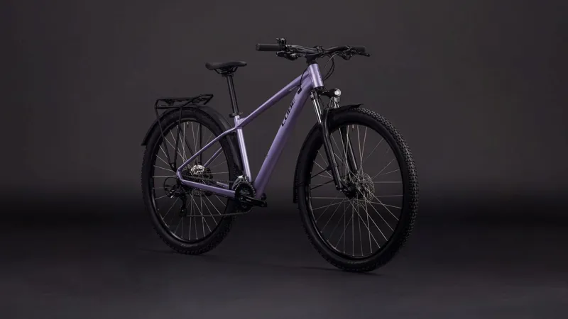 Cube Aim One Fe Hardtail Mountain Bike 2026 in Light Purple/Chrome-7