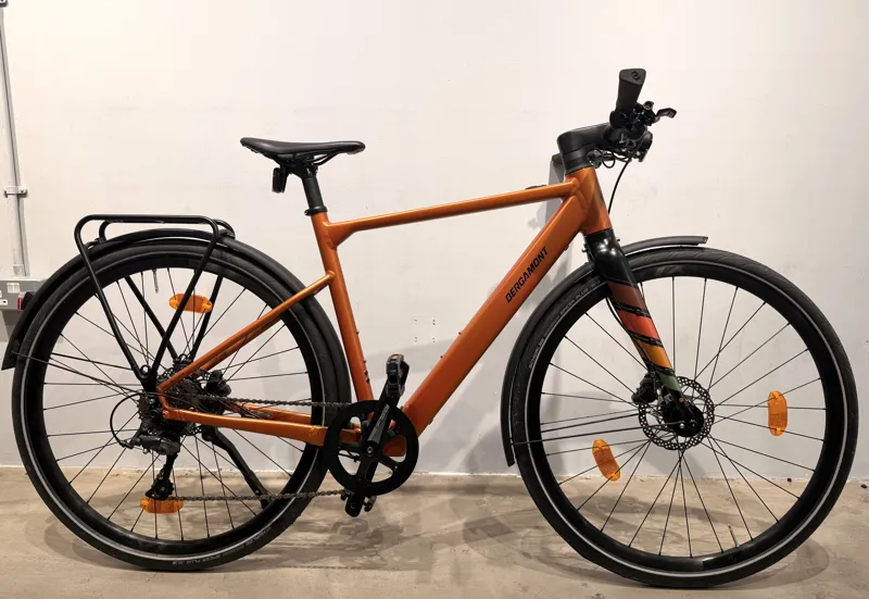 EX DEMO Bergamont E-Sweep Sport Electric Hybrid Bike Size 52cm 2025 in Matt Rusty Orange