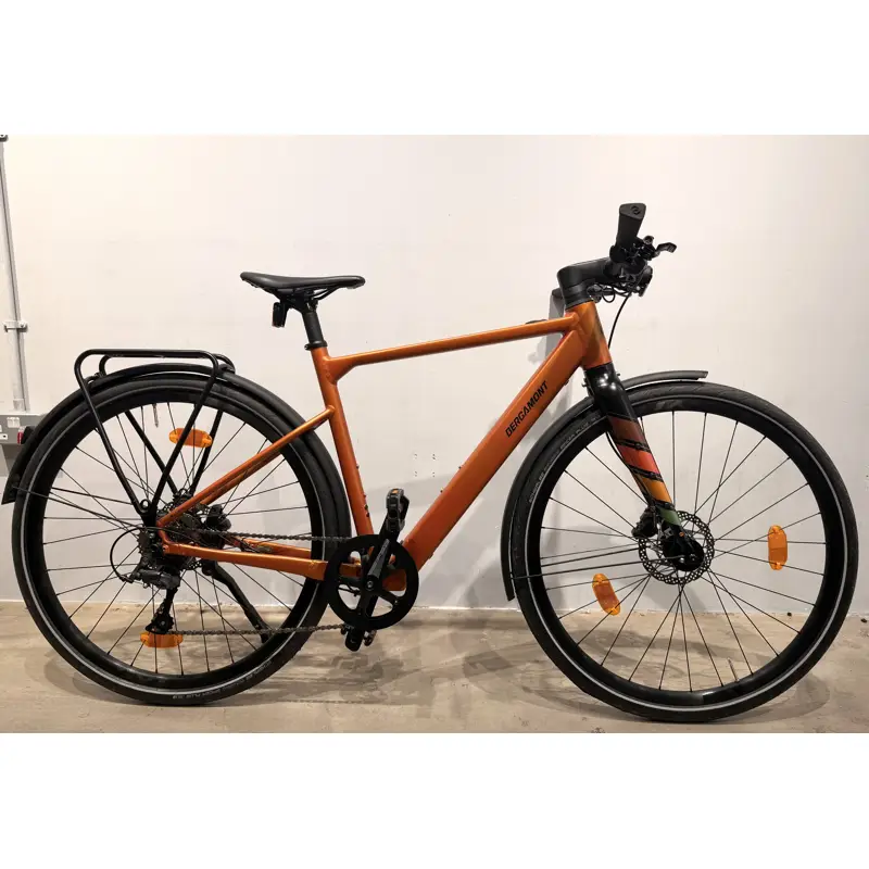 Balfes Bikes EX DEMO Bergamont E-Sweep Sport Electric Hybrid Bike Size 52cm 2025 in Matt Rusty Orange | Free postage over £30, £10 off first order, price match & 0% finance.