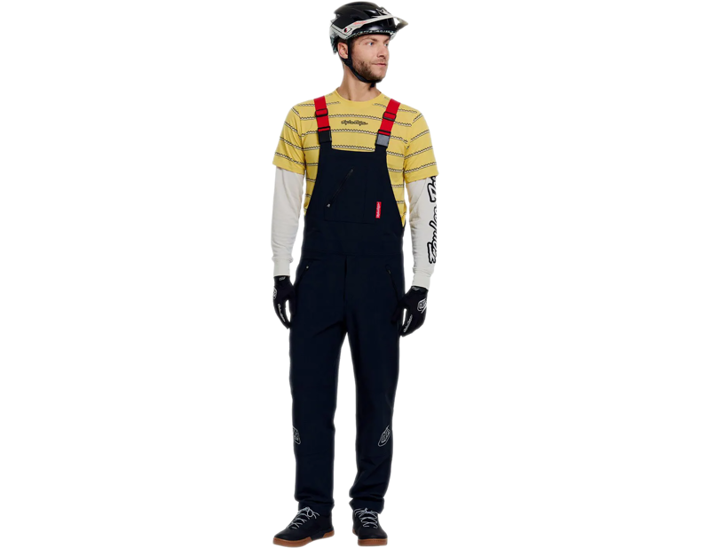 Troy Lee Designs Oversender Pro Mono Mountain Bike Bib Trousers in Black-5