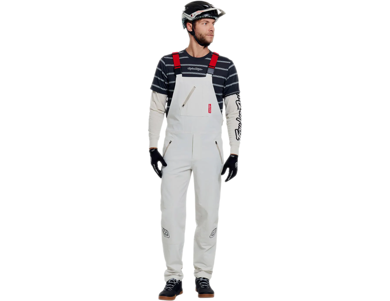 Troy Lee Designs Oversender Pro Mountain Bike Bib Trousers in Pumice-5