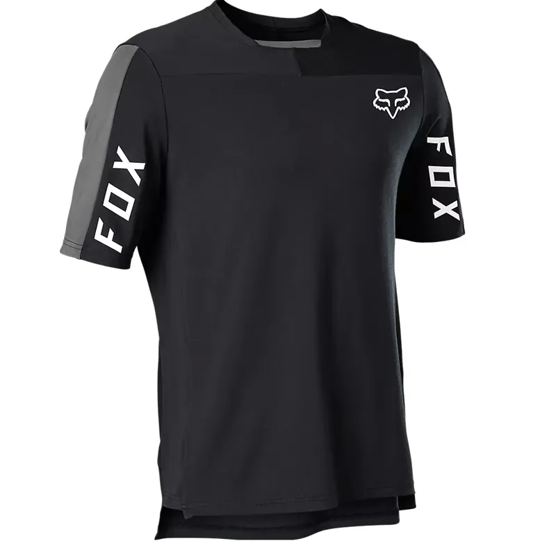 Fox Defend Pro Short Sleeve Jersey in Black