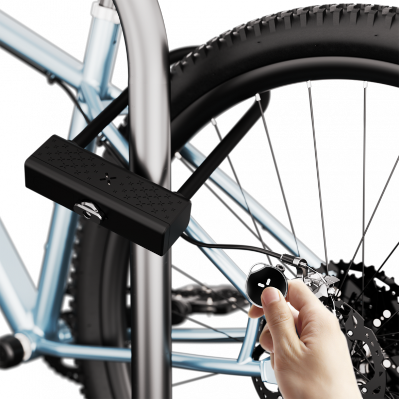 Black X Titan RockSolid Smart Shackle Lock in Black-3