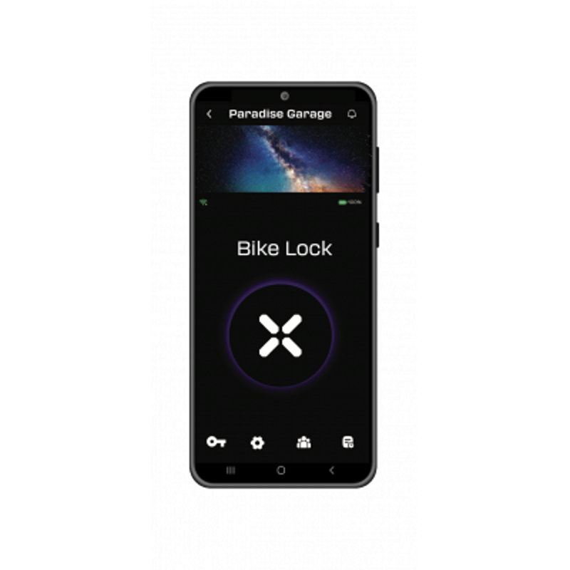 Black X Titan RockSolid Smart Shackle Lock in Black-4