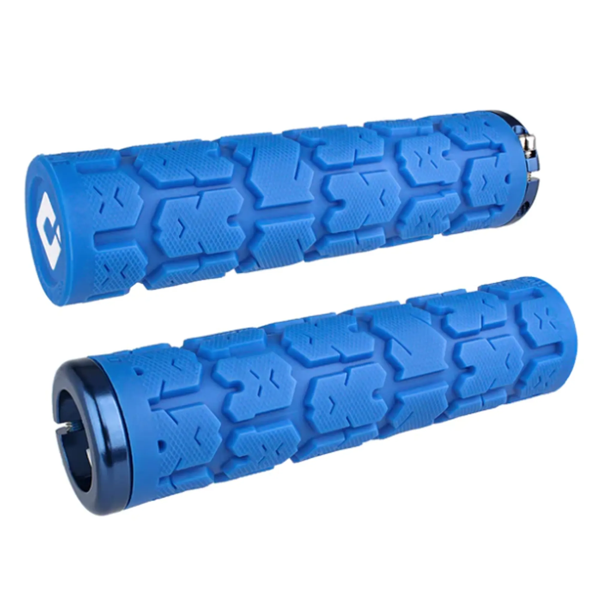 Odi Rogue 135mm MTB Lock-on Grips in Blue