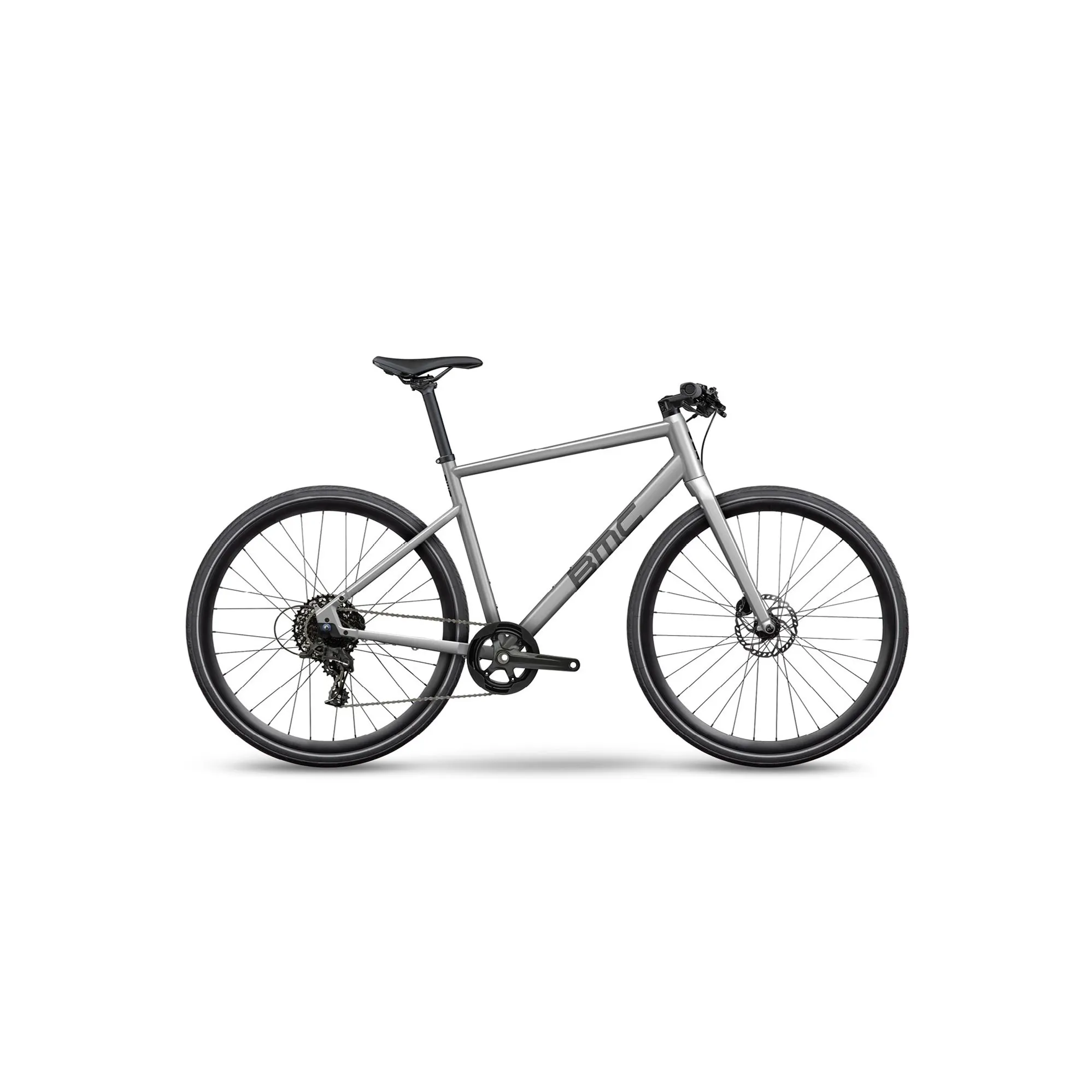 BMC Alpenchallenge AL Two GX Hybrid Bike 2023 in Silver and Grey