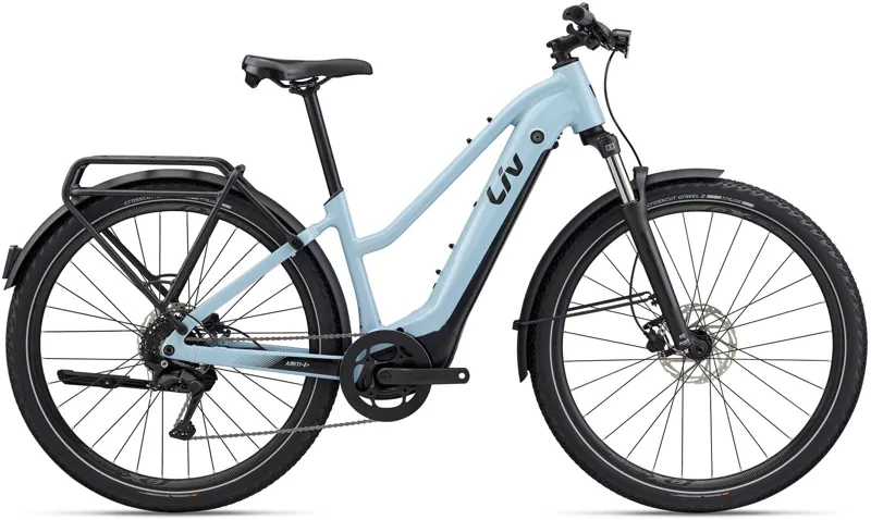 Balfes Bikes Liv Amiti E+ 4 Electric Hybrid Bike 2026 in Clear Sky | Free postage over £30, £10 off first order, price match & 0% finance.