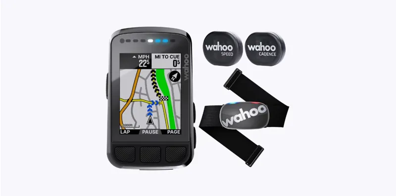 Wahoo Element Bolt V2 GPS Computer Bundle with Tickr HR