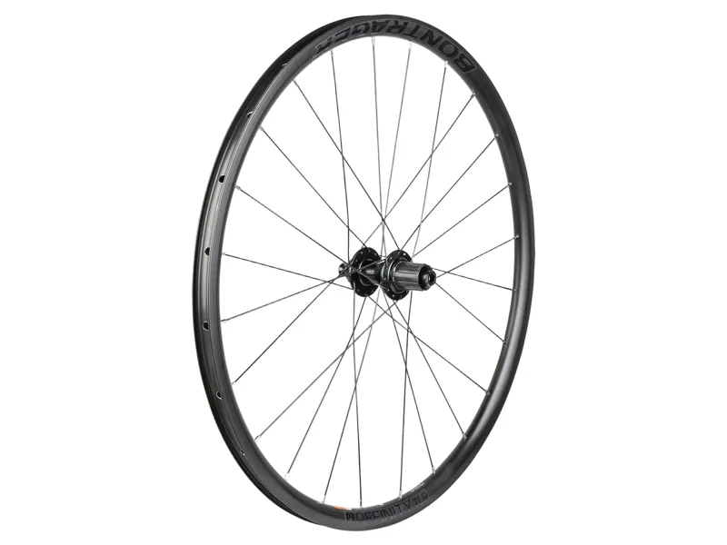 Bontrager Affinity TLR Disc 700c Road Rear Wheel Shimano HG 9/10/11-Speed in Black/Grey