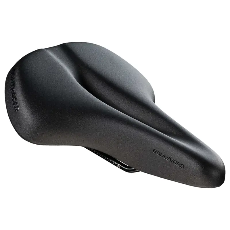 Balfes Bikes Bontrager Boulevard Bike Saddle in Black | Free postage over £30, £10 off first order, price match & 0% finance.