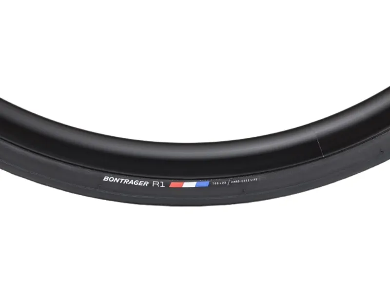 Bontrager R1 Hard Case Lite 700c Road Tyre in Black-2