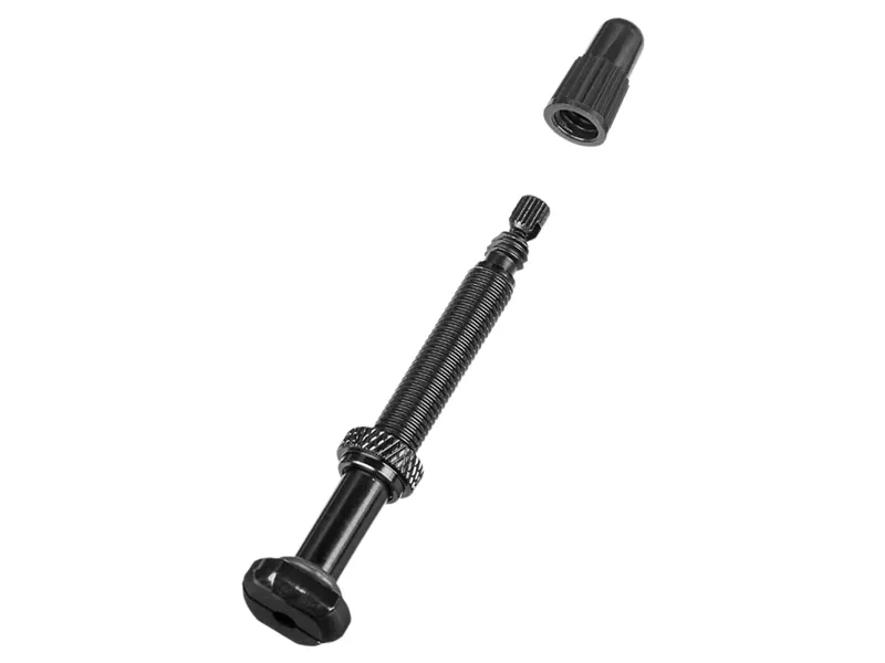 Bontrager Round Base TLR Valve Stem Black