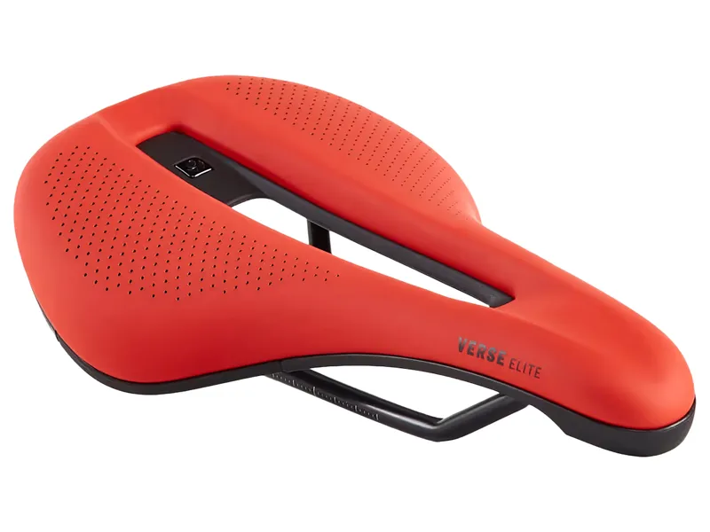 Bontrager Verse Elite Short Bike Saddle in Red