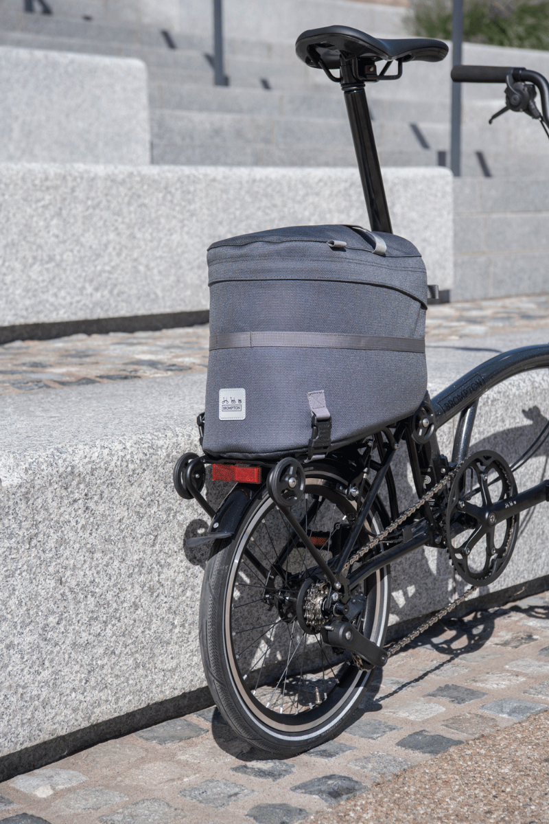 Brompton Borough Roller Rack Bag in Dark Grey-2