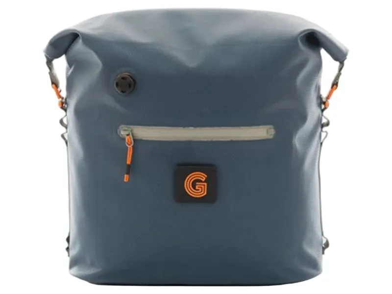 Borough Waterproof Small Roll Top Bag in Navy/Grey