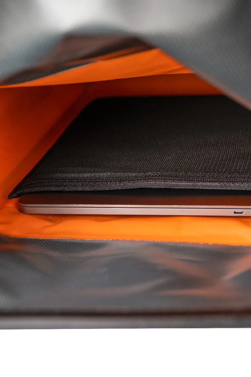 Brompton Borough Waterproof Backpack in Graphite-6